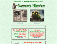 Tablet Screenshot of normandyhistorians.co.uk